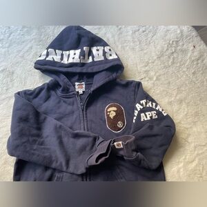 Bape kids Navy Hoodie
